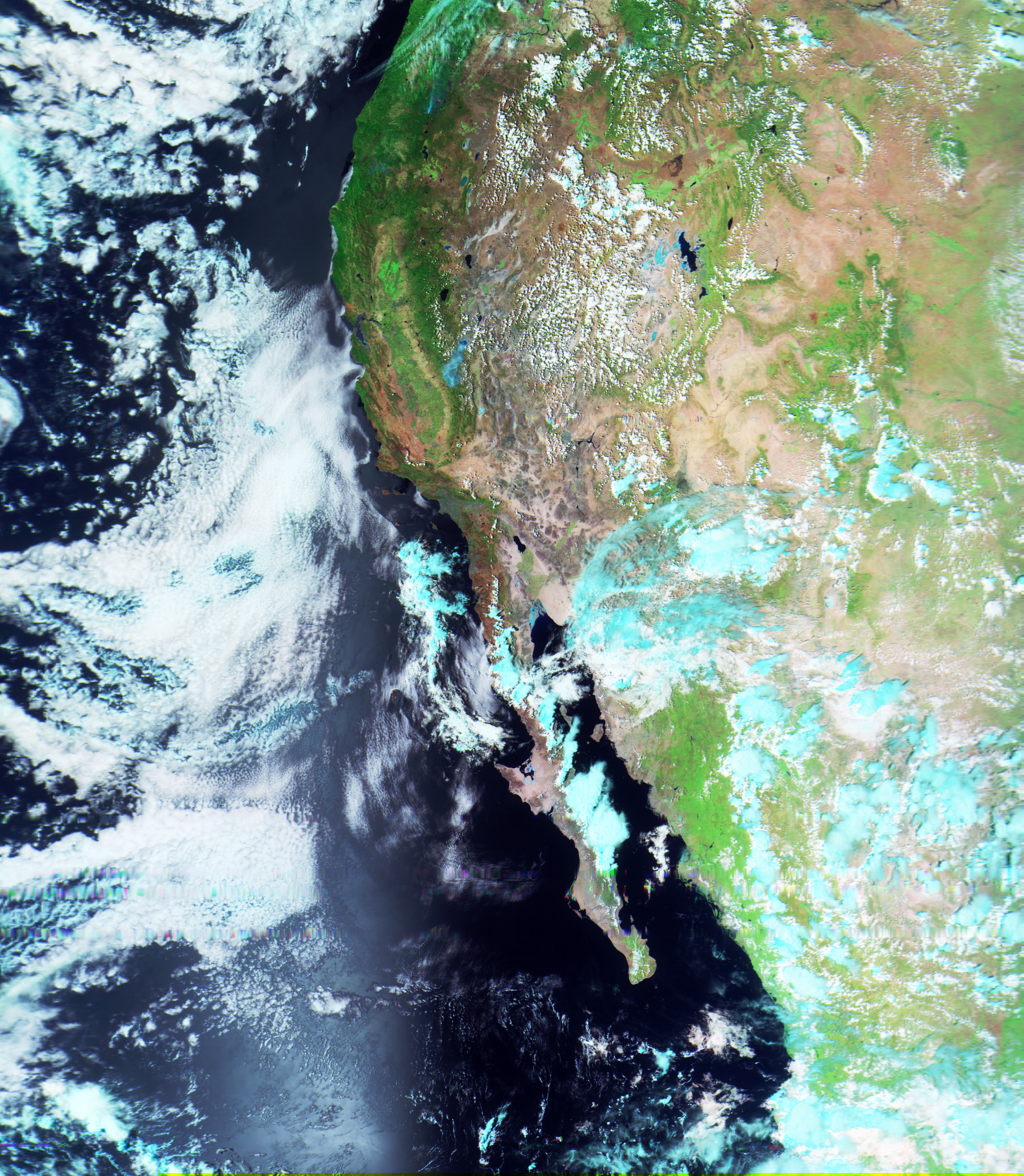 Labeled satellite image